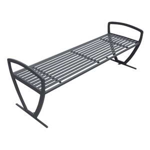 Arlington Series Bench w/o Back-Yhown ri Dgry