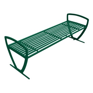 Arlington Series Bench w/o Back-Yhown ri Grn