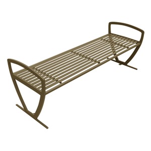 Arlington Series Bench w/o Back-Yhown ri Sbnz
