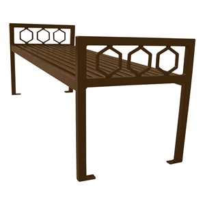 Evanston Series Bench w/o Back-Yhown ie Furniture\Nor-Yal1171-Brown