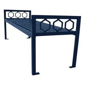 Evanston Series Bench w/o Back-Yhown ie Furniture\Nor-Yal1171-Ultrablue