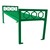 Evanston Series Bench w/o Back-Yhown ie Furniture\Nor-Yal1171-Green