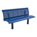 Hudson Series Bench w/ Back - Royal Blue