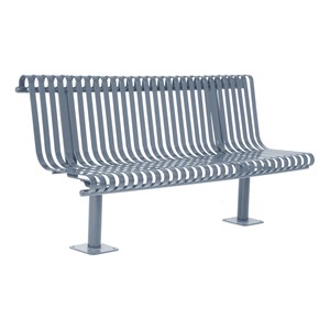 Addington Series Bench w/ Back - Metallic