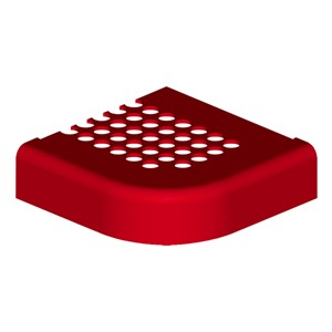 Buddy Bench - Round Perforated Metal