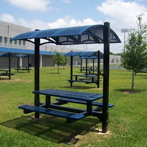 Canopy Picnic Table w/ Diamond Expanded Metal