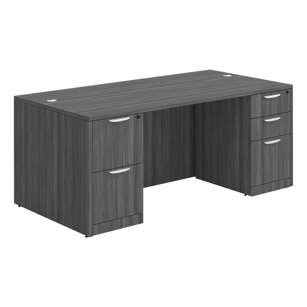 Insight Series Double Pedestal Desk (71" W x 36" D) School Outfitters