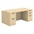 Insight Series Single Pedestal Desk - Maple