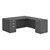 Insight Series Pedestal L-Shaped Desk - Coastal Gray