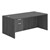 Insight Series Single Pedestal Desk - Coastal Gray