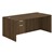 Insight Series Single Pedestal Desk - Modern Walnut