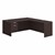 Insight Series Pedestal L-Shaped Desk - Espresso