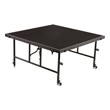 Adjustable-Height Portable Stage w/ Carpet Deck (16" or 24" H)