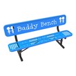 Buddy Bench - Diamond Expanded - Surface Mount (6' L)