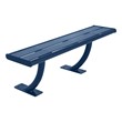 Hamilton Series Bench w/ Back - Inground Mount (6' L)