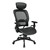 Breathable Mesh Seat & Back Chair w/ Adjustable Headrest