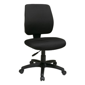 Deluxe Task Chair w/ Ratchet Back Height Adjustment w/o Arms