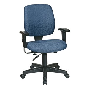 Deluxe Task Chair w/ Ratchet Back Height Adjustment & Arms
