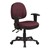 Work Smart Deluxe Ergonomic Task Chair w/ Arm Rests - Icon Burgundy