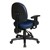Work Smart Deluxe Ergonomic Task Chair w/ Arm Rests - Icon Navy
