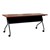Flip Top Training Table - Black Frame and Cherry Top