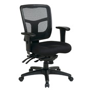 ProGrid Back Managers Chair w/ Saddle Seat