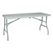 Center-Folding Mobile Resin Folding Table (30"W x 61" L)