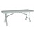 Center-Folding Mobile Resin Folding Table (30"W x 72.5" L)