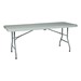 Center-Folding Mobile Resin Folding Table (30"W x 72.5" L)