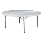 Round Resin Folding Table