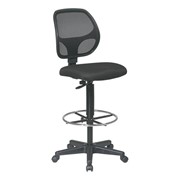 Work Smart Mesh Back Drafting Chair