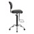 Work Smart Drafting Stool w/ Chrome Teardrop Footrest - Side view