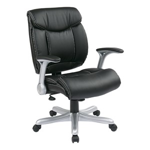 Executive Eco Leather Chair - Black