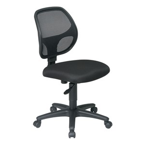 Mesh Screen Back Task Chair - Fabric Seat