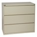 Lateral File Cabinet w/ Three Drawers (42" W) - Putty