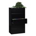 Lateral File Cabinet w/ Five Drawers (36" W) - Black