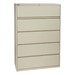 Lateral File Cabinet w/ Five Drawers (42" W) - Putty