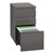Mobile Pedestal File Cabinet w/ Three Drawers - Medium Tone