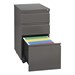 Mobile Pedestal File Cabinet w/ Three Drawers - Medium Tone