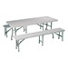 Folding Table & Folding Bench Set