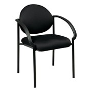 Fabric Stack Chair w/ Arms
