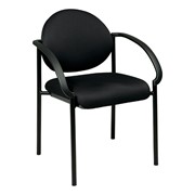 Fabric Stack Chair w/ Arms