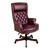 Traditional Vinyl Executive Chair w/ Pillow Top Back