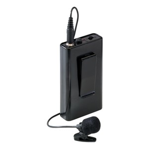 Aristocrat Floor Lectern w/ Wireless Tie Clip Mic - Mic