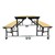 34M Series Mobile Convertible Bench Table - Full Sized Cafeteria Table