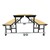 34M Series Mobile Convertible Bench Table - Full Sized Cafeteria Table