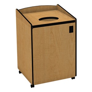 Top Load Waste Unit w/ Liner (50 Gallons) - Maple