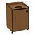 Top Load Waste Unit w/ Liner (50 Gallons) - Oak