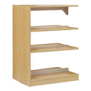 Double-Sided Wood Shelving – Adder Unit