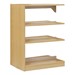 Double-Sided Wood Shelving – Adder Unit